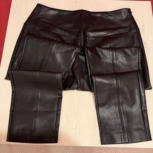 BCBGMaxAzria Valeria Faux Leather Black Pants - NWT